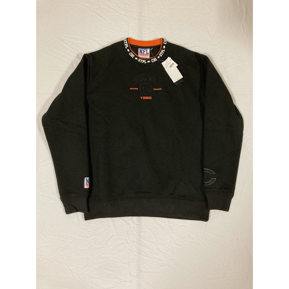1920 Cleveland Browns NFL x Staple Pullover Sweatshirt Black Crewneck - Large